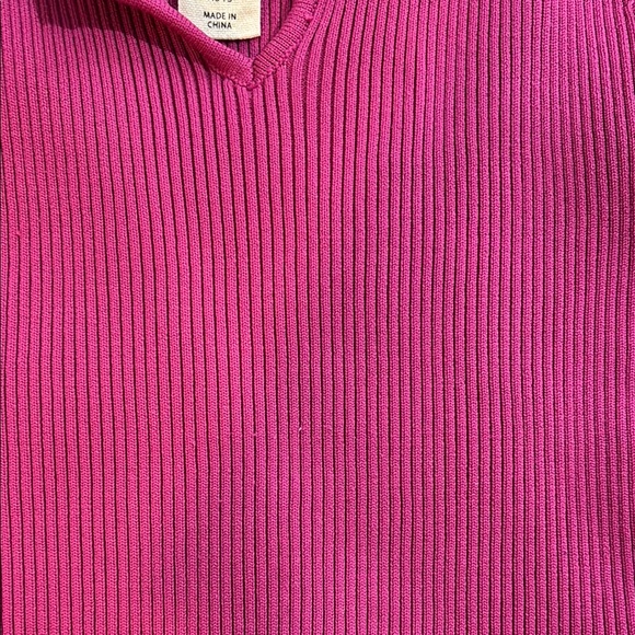 Pink Ribbed Bodysuit - Picture 3 of 4